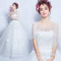 Sexy Quality See Through 2017 Vestidos de Novia Plus Size Puffy Wedding Dresses Lace Ball Gown Wedding Dress MW2200